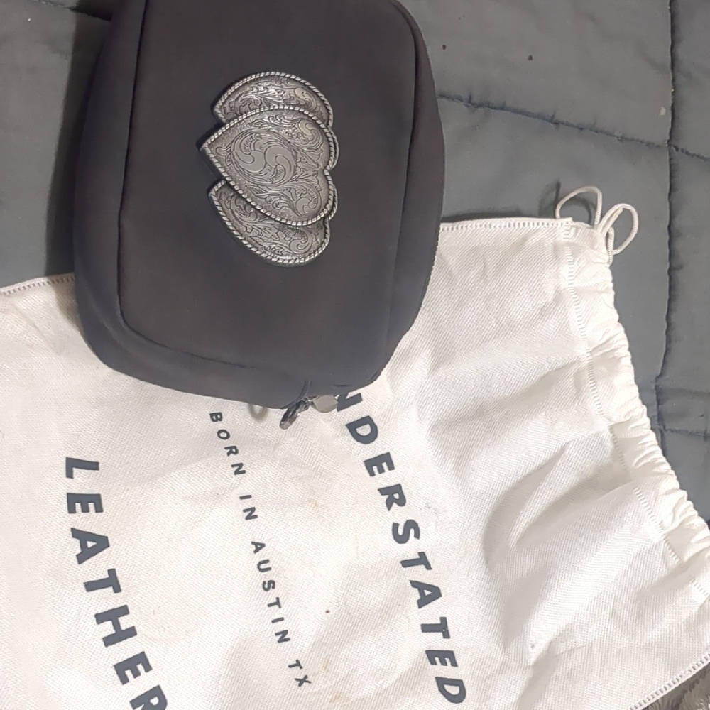 Understated Leather Black Belt Bag